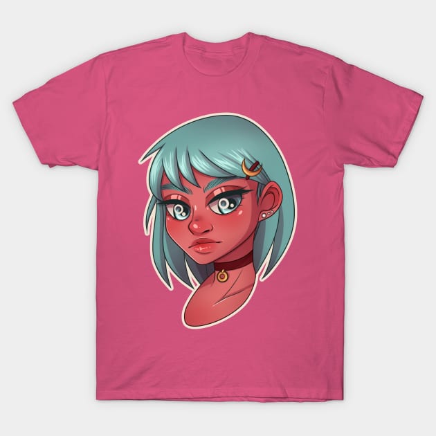 Moon Girl T-Shirt by PeppermintKamz